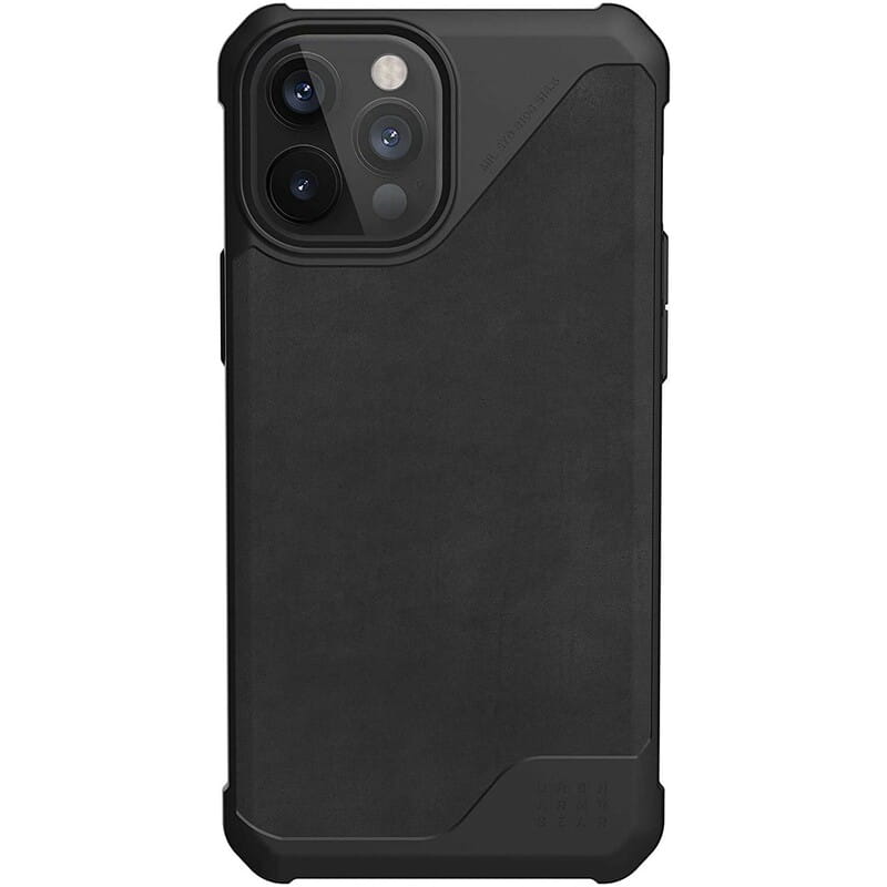 Чeхол-накладка Urban Armor Gear Metropolis LT для Apple iPhone 12 Pro Max Leather Black (11236O118340)