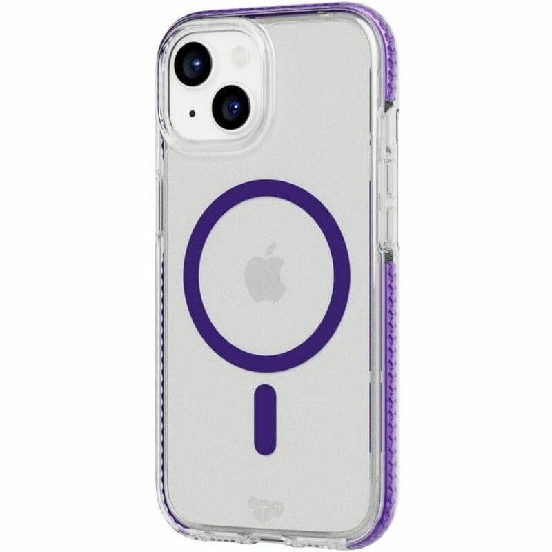 Чeхол-накладка Tech21 Evo Crystal MagSafe для Apple iPhone 15 Amethyst (T21-10242)