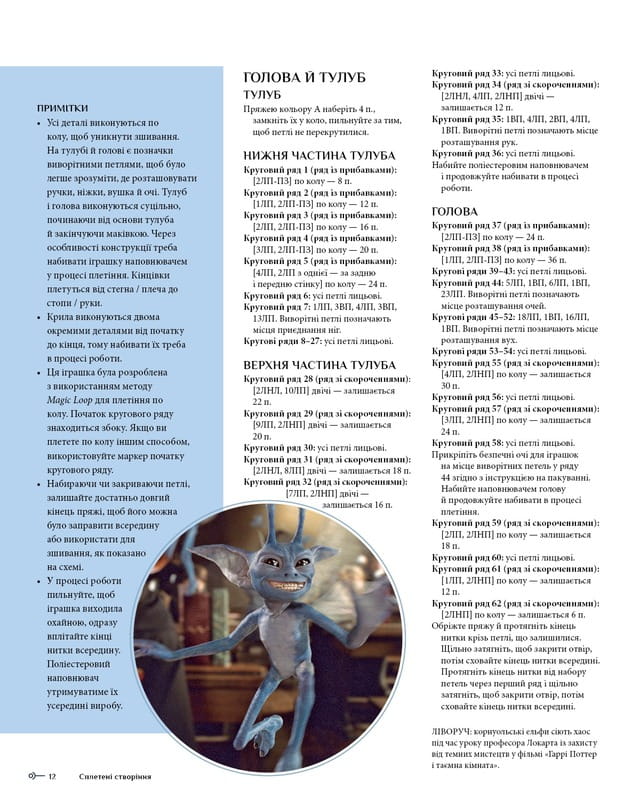 Гаррі Поттер. Магія плетіння. Офіційна книга плетених моделей за мотивами улюблених фільмів / Теніс Ґрей