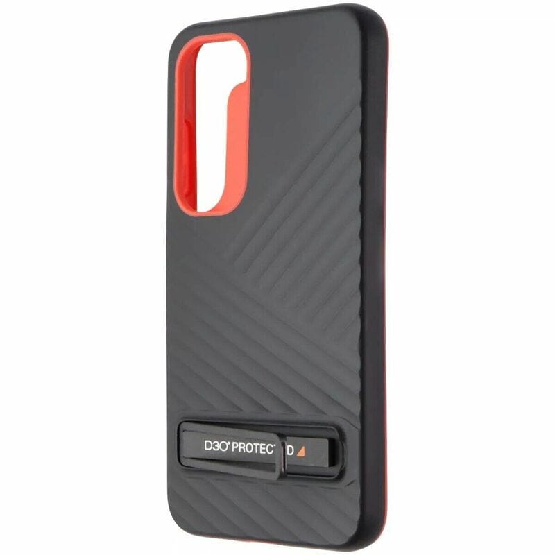 Чeхол-накладка Zagg Gear4 Battersea Kickstand D30 для Samsung Galaxy S23 SM-S911 Black/Red (702010952)