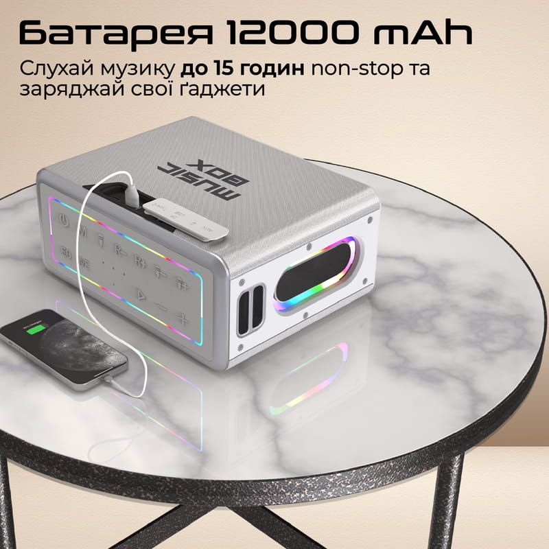 Акустическая система HiFuture MusicBox 100W Silver (musicbox.silver)