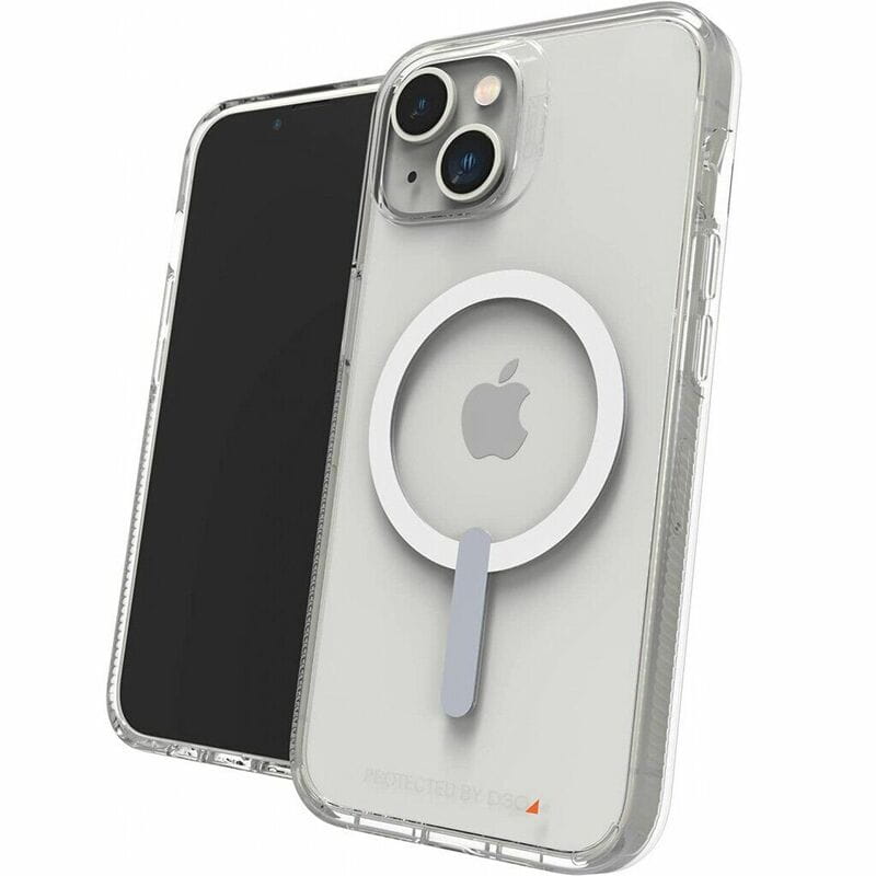 Чeхол-накладка Zagg Gear4 Crystal Palace Snap with Magsafe для Apple iPhone 14 Clear (702010021 / 702010024)