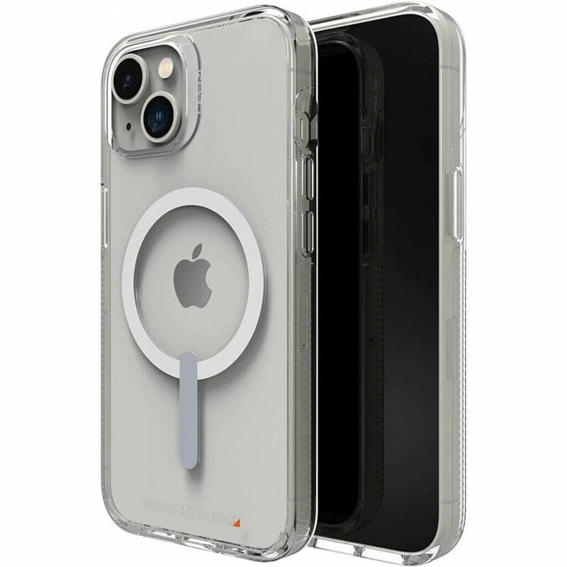 Чeхол-накладка Zagg Gear4 Crystal Palace Snap with Magsafe для Apple iPhone 14 Clear (702010021 / 702010024)