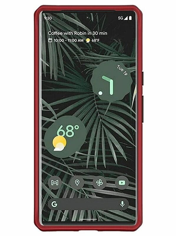 Чeхол-накладка ItSkins Hybrid Silk для Google Pixel 6 Pro Red (GG6X-HBURN-CHRD)