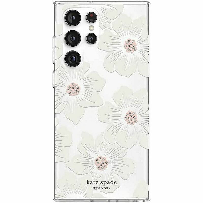 Чeхол-накладка Kate Spade NY Defensive для Samsung Galaxy S22 Ultra SM-S908 Hollyhock Floral (KSSA-080-HHCCS)