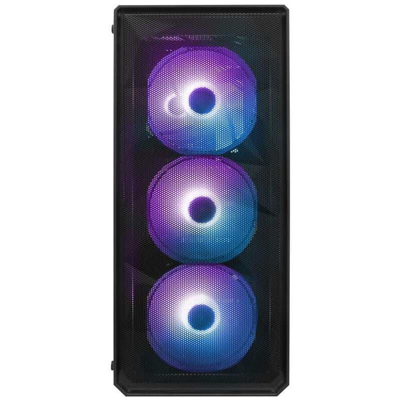 Корпус 1stPlayer FD3-BK-4F7 Black без БЖ