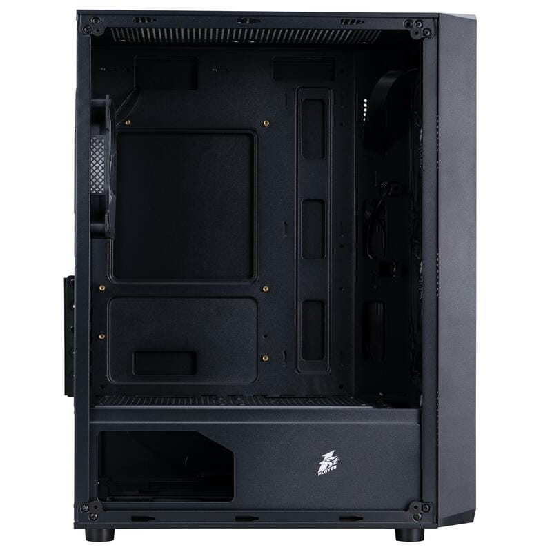 Корпус 1stPlayer FD3-M-BK-4F7 Black без БП