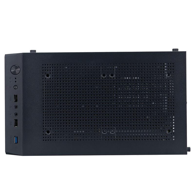Корпус 1stPlayer FD3-M-BK-4F7 Black без БП