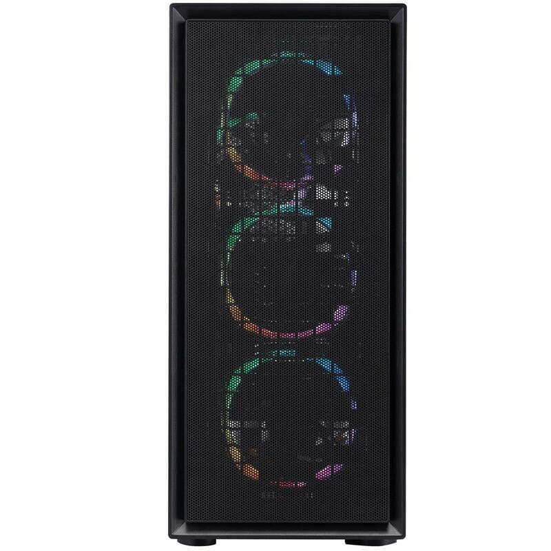 Корпус 1stPlayer Go6-BK-4FS7 Black без БП