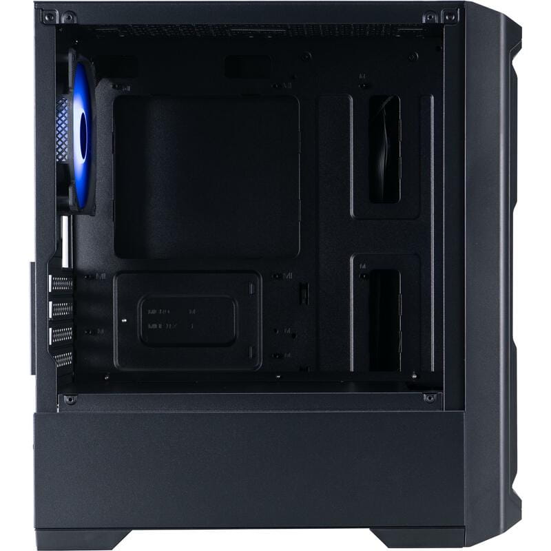 Корпус 1stPlayer H2-BK-4F7 Black без БЖ