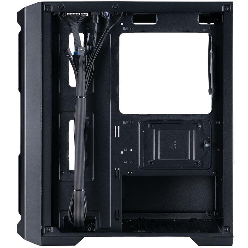 Корпус 1stPlayer H2-BK-4F7 Black без БЖ