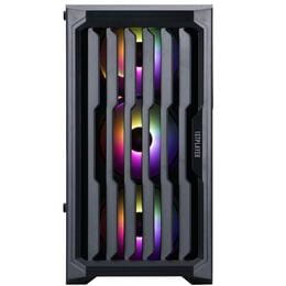 Корпус 1stPlayer H2-BK-4F7 Black без БЖ