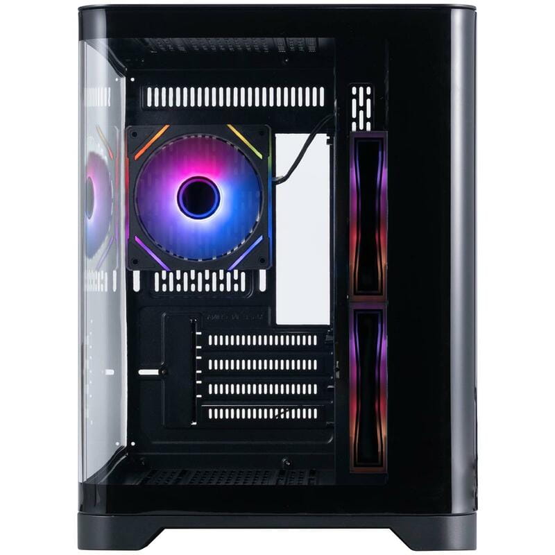Корпус 1stPlayer UV5-BK-2FC7R-1FC7 Black без БЖ