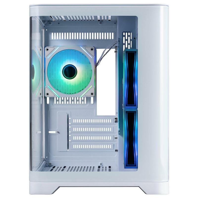 Корпус 1stPlayer UV5-WH-2FC7R-W-1FC7-W White без БП
