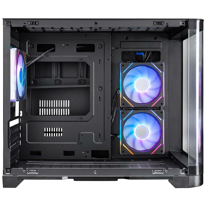 Корпус 1stPlayer UV6-BK-2FC7R-1FC7 Black без БП