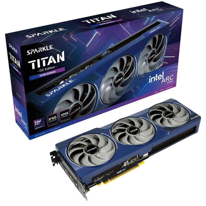 Відеокарта Intel Arc B580 12GB GDDR6 Sparkle (SB580T-12GOC)