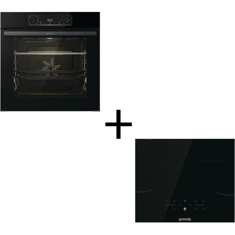 Встраиваемый комплект Варочная поверхность Gorenje GI6401B + Духовой шкаф Gorenje BOS6737E06BG