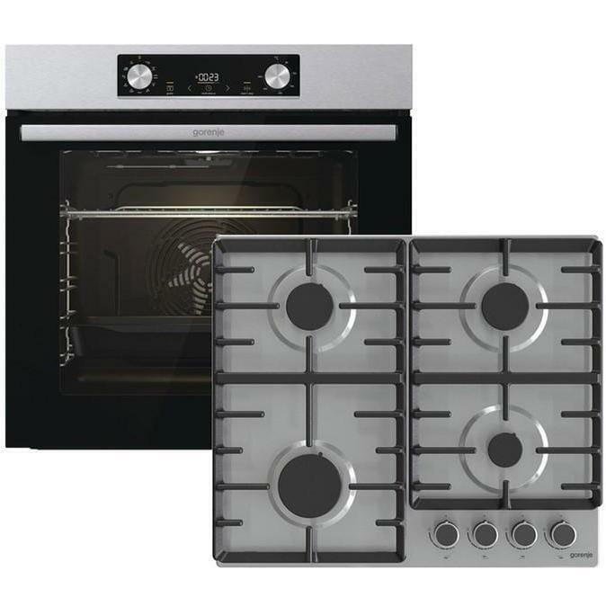 Встраиваемый комплект Варочная поверхность Gorenje G642ABX + Духовой шкаф Gorenje BO6735E02X