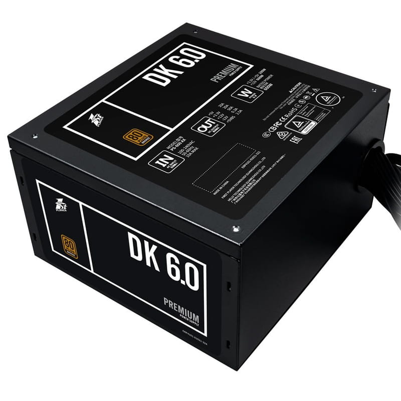 Блок питания 1stPlayer PS-600AX (DKPM-BRZ-600-BK-EU) 600W