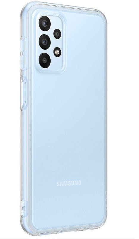 Чeхол-накладка Samsung Soft Clear Cover для Samsung Galaxy A23 SM-A235 Transparent (EF-QA235TTEGRU)