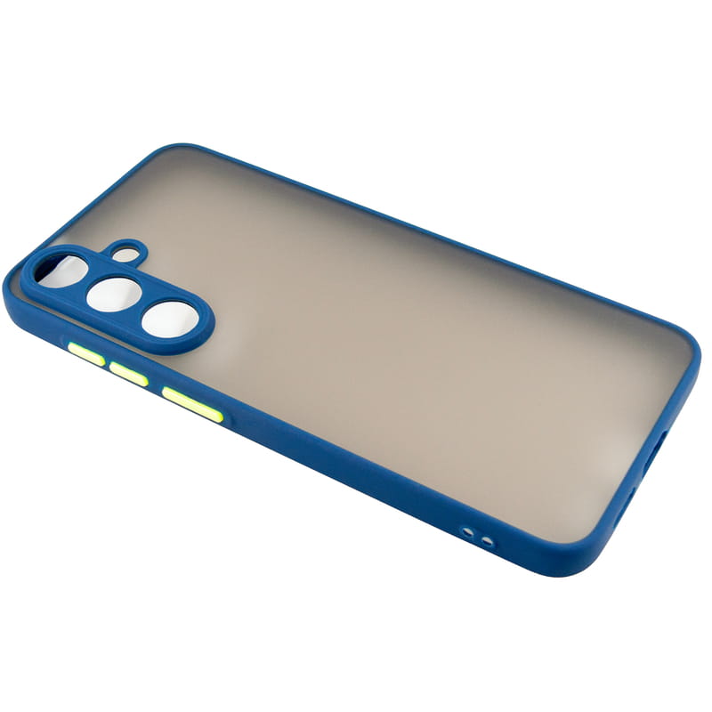 Чeхол-накладка Dengos Matt для Samsung Galaxy S25+ SM-S936 Blue (DG-TPU-MATT-163)