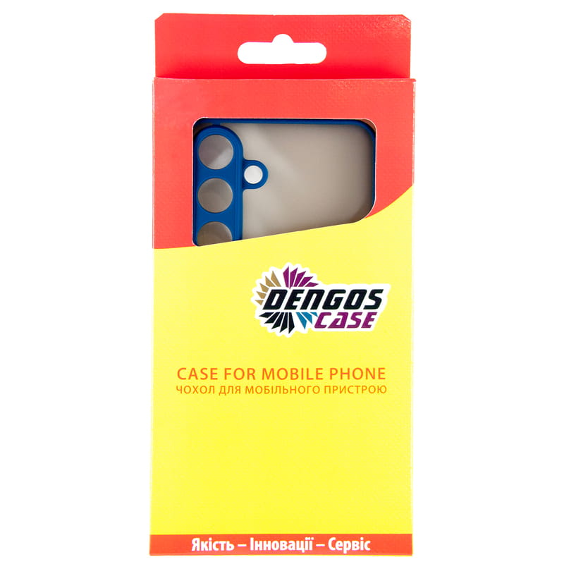 Чeхол-накладка Dengos Matt для Samsung Galaxy S25+ SM-S936 Blue (DG-TPU-MATT-163)