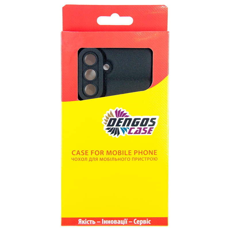 Чeхол-накладка Dengos Soft для Samsung Galaxy A36 5G SM-A366 Black (DG-TPU-SOFT-73)
