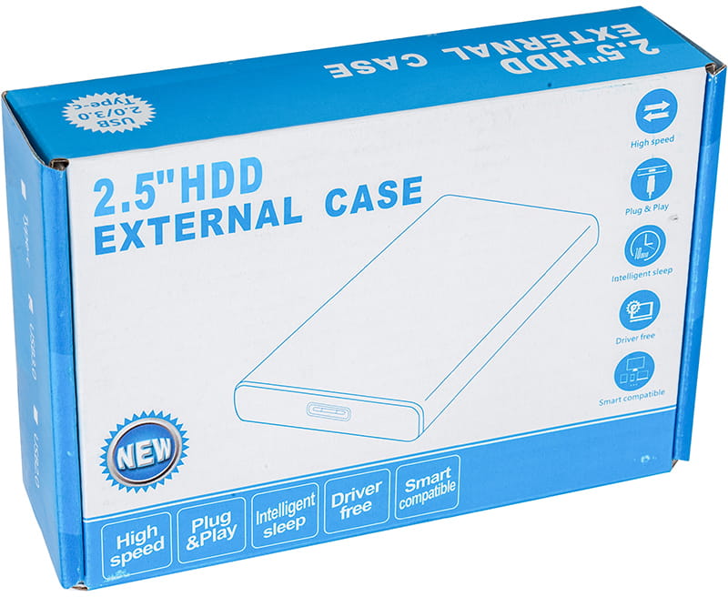 Внешний карман PowerPlant для HDD 2.5" USB3.0 (HC380008)