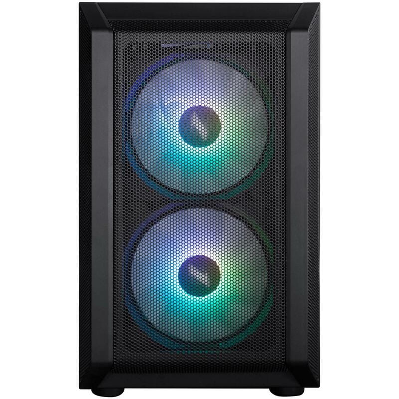 Корпус 1stPlayer D3-BK-3F7-14 Black без БП