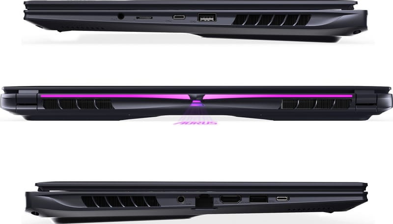 Ноутбук Gigabyte Aorus 16X 9KG 2024 (AORUS 16X 9KG-43UAC54SD) Midnight Gray + Програмне забезпечення Microsoft Windows 11 Home 64Bit Ukrainian 1ПК DSP OEI DVD (KW9-00661)