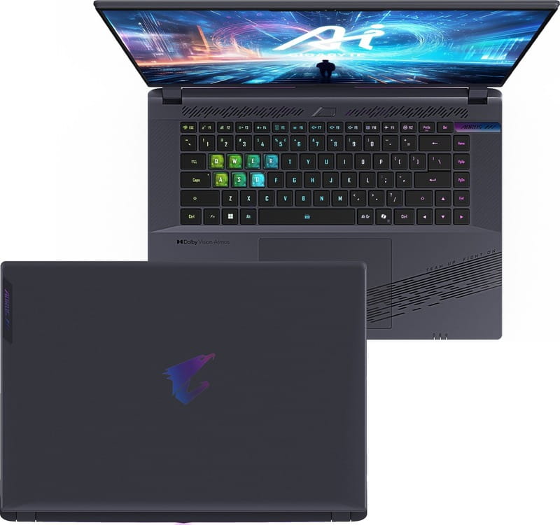 Ноутбук Gigabyte Aorus 16X 9KG 2024 (AORUS 16X 9KG-43UAC54SD) Midnight Gray + Програмне забезпечення Microsoft Windows 11 Home 64Bit Ukrainian 1ПК DSP OEI DVD (KW9-00661)