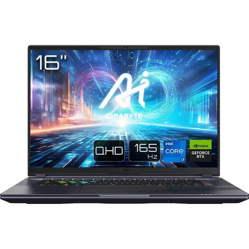 Ноутбук Gigabyte Aorus 16X 9KG 2024 (AORUS 16X 9KG-43UAC54SD) Midnight Gray + Програмне забезпечення Microsoft Windows 11 Home 64Bit Ukrainian 1ПК DSP OEI DVD (KW9-00661)