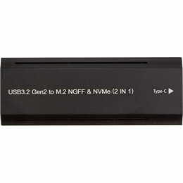 Внешний карман PowerPlant для SSD M.2 PCIe NGFF/NVMe USB3.2, 20Gbps (HC380527)