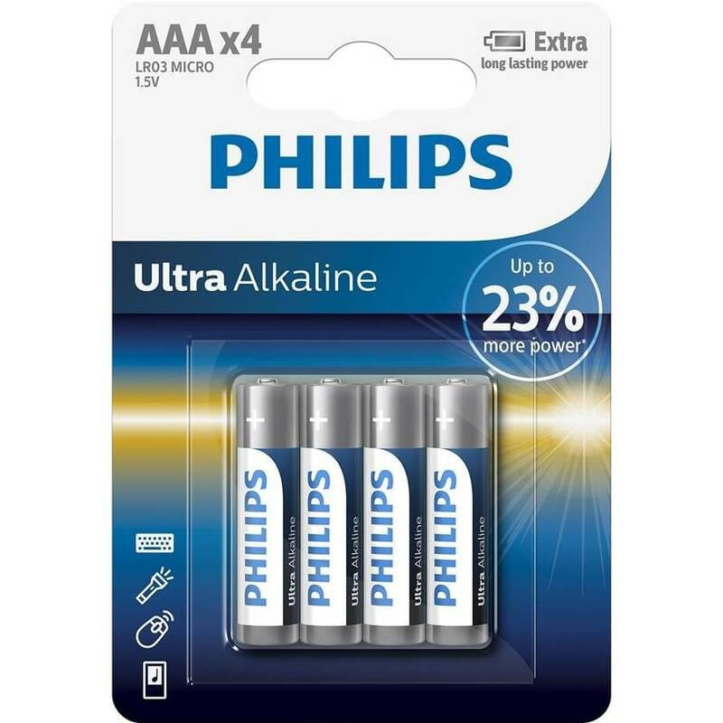Батарейка Philips Ultra Alkaline AAA/LR03 BL 4 шт