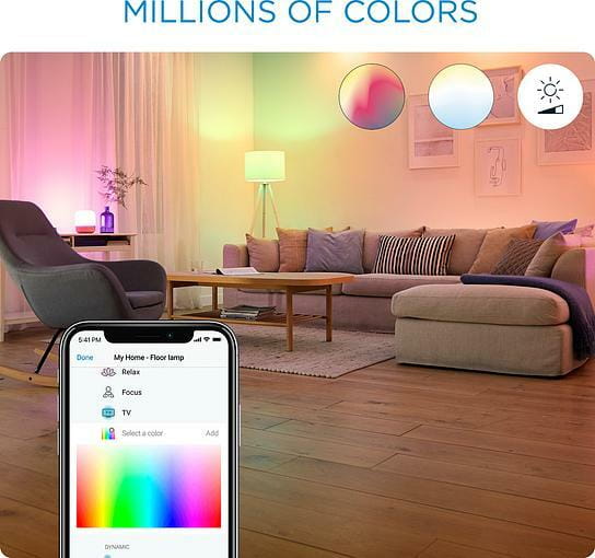 Світлодіодна стрічка розумна WiZ LED 2700-6500K 1600Лм RGB Wi-Fi 2 м, White (929002524801)