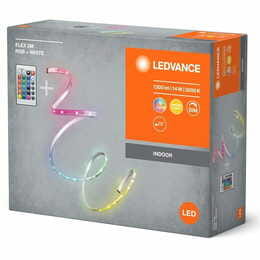 Світлодіодна стрічка Ledvance Flex 14W, 1300Lm, RGB 3000K RC 5 м, White (4099854095443)