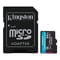 Фото - Карта памяти MicroSDXC   64GB UHS-I/U3 Class 10 Kingston Canvas Go! Plus R200/W200MB/s + SD-адаптер (SDCG4/64GB) | click.ua