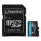 Фото - Карта памяти MicroSDXC  256GB UHS-I/U3 Class 10 Kingston Canvas Go! Plus R200/W160MB/s + SD-адаптер (SDCG4/256GB) | click.ua
