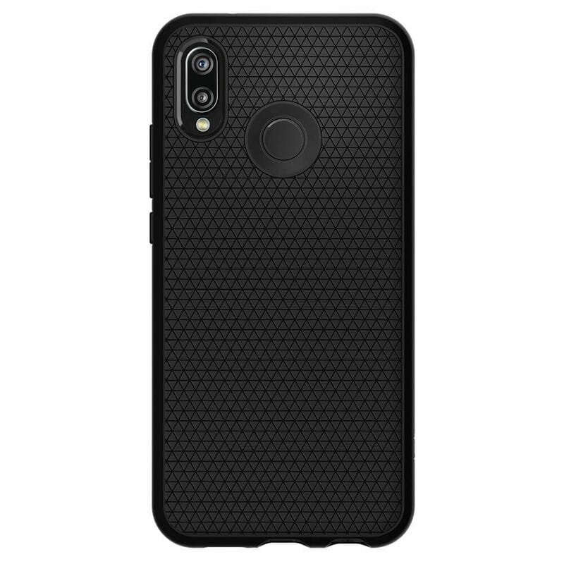 Чeхол-накладка Spigen Liquid Air для Huawei P20 Lite Black (L22CS23071)