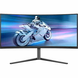 Монiтор Philips 34" Evnia 34M2C6500/00 OLED Curved Black/Grey 175Hz