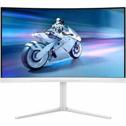 Монiтор Philips 27" Evnia 27M2C5501/00 VA Curved White 180Hz