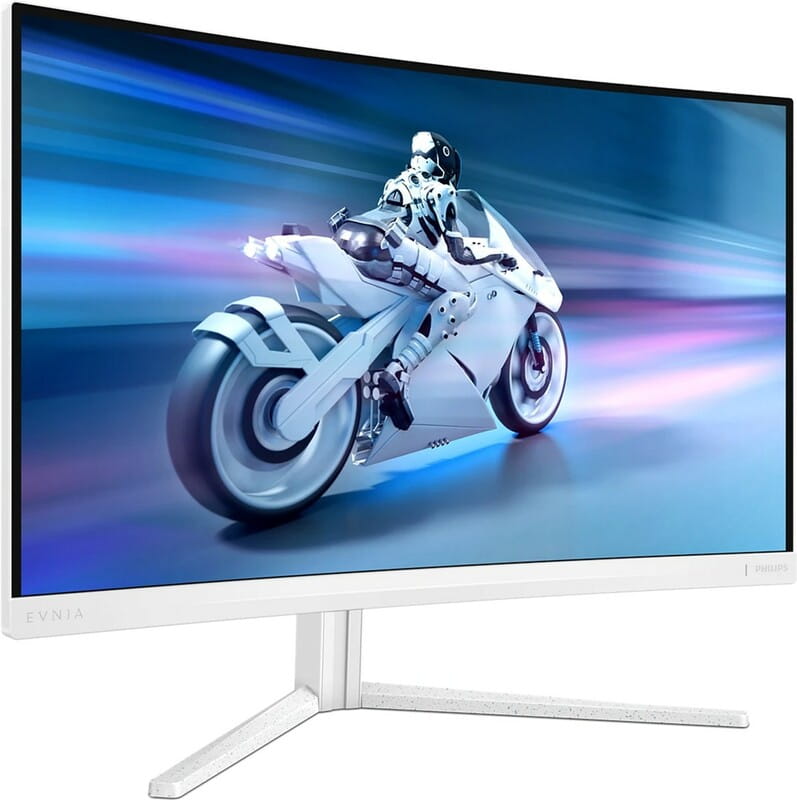 Монiтор Philips 27" Evnia 27M2C5501/00 VA Curved White 180Hz
