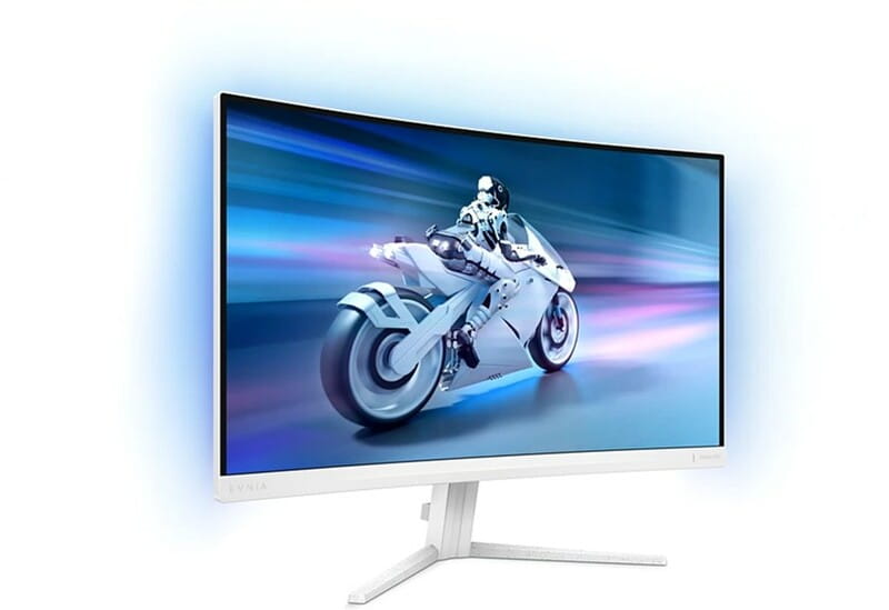 Монiтор Philips 27" Evnia 27M2C5501/00 VA Curved White 180Hz