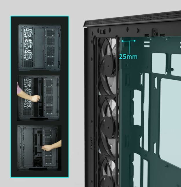 Корпус Zalman P50 DS Black без БЖ