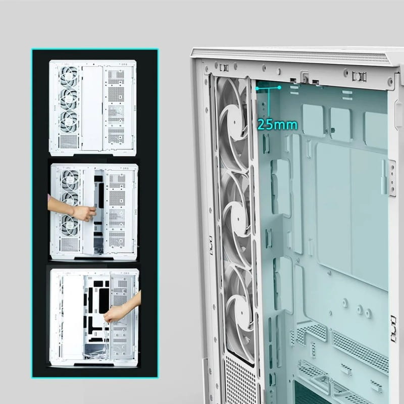 Корпус Zalman P50 DS White без БП