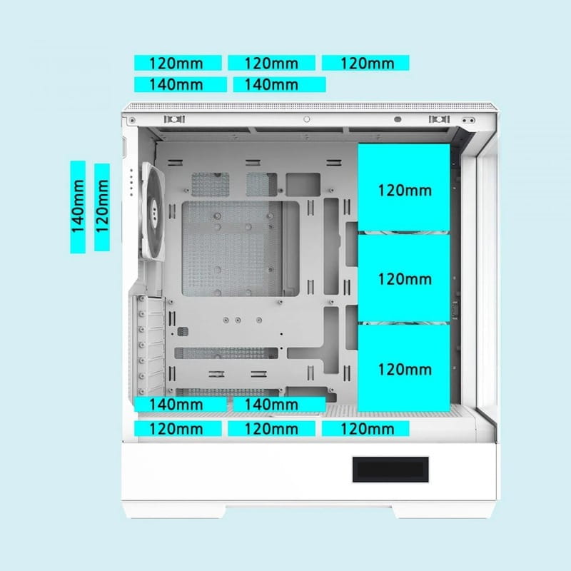 Корпус Zalman P50 DS White без БП