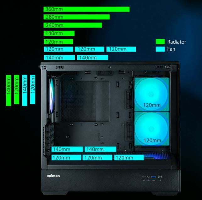Корпус Zalman P30 Black V2 без БЖ