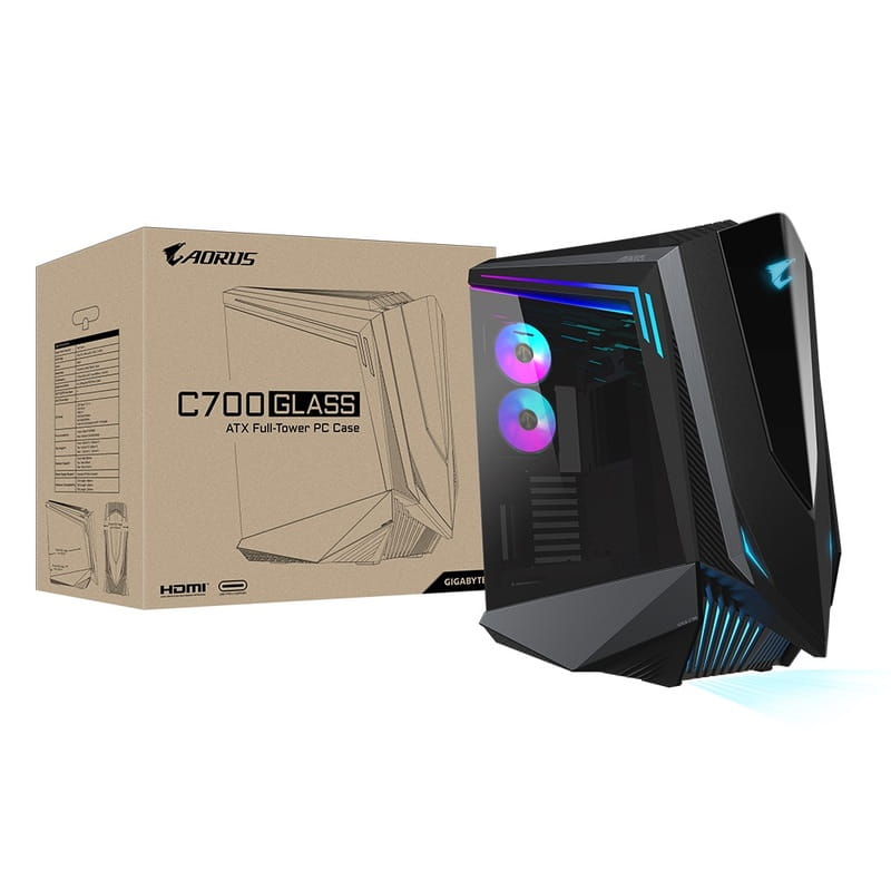 Корпус Gigabyte Aorus C700 Glass Black без БЖ (GB-AC700G)
