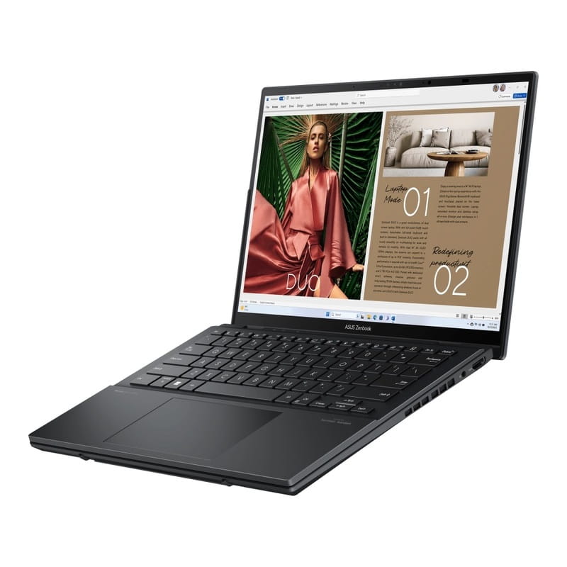 Ноутбук Asus Zenbook Duo UX8406CA-QL214X (90NB14X1-M00BR0) Inkwell Gray