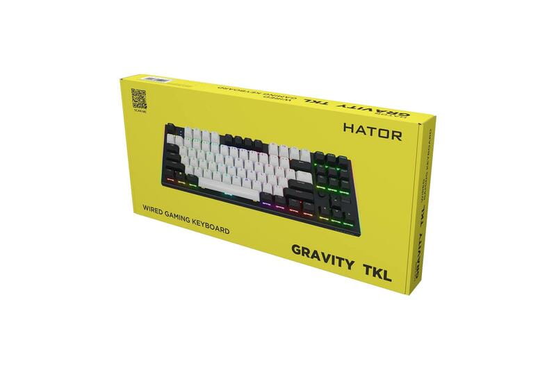 Клавіатура Hator Gravity TKL Orange Black (HTK560US)